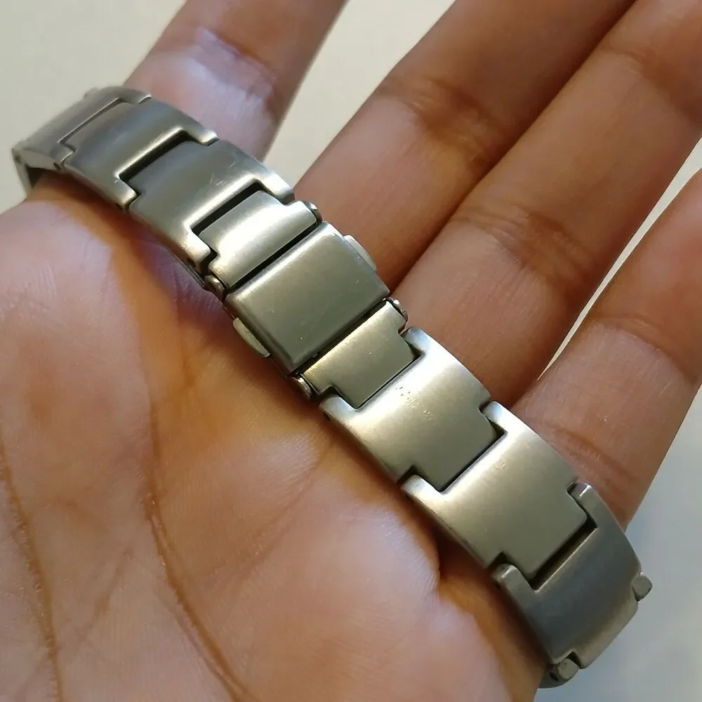 Time Engine Dual Zone Watch Home Local Stainless Steel Rectangle Tank 18mm